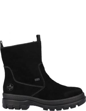 RIEKER zābaki sievietēm, Melna, Ladies mid height boots
