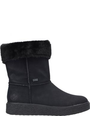 RIEKER zābaki sievietēm, Melna, Ladies mid height boots