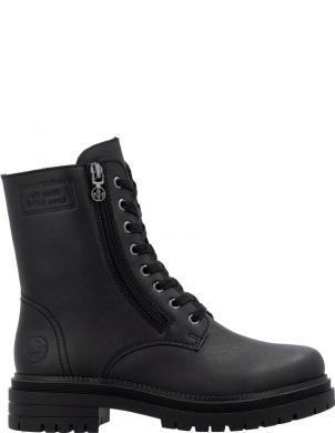RIEKER zābaki sievietēm, Melna, Ladies mid height boots