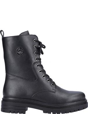 RIEKER zābaki sievietēm, Melna, Ladies mid height boots