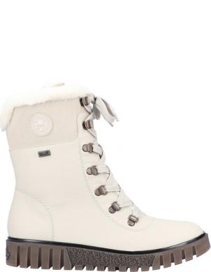 RIEKER zābaki sievietēm, Krēmīga/Smilšu, Ladies mid height boots