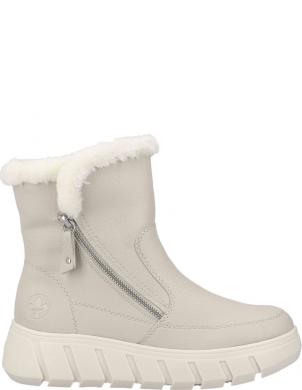 RIEKER zābaki sievietēm, Krēmīga/Smilšu, Ladies mid height boots