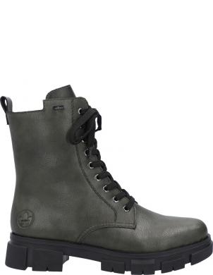 RIEKER zābaki sievietēm, Zaļa, Ladies mid height boots