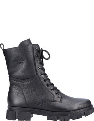 RIEKER zābaki sievietēm, Melna, Ladies mid height boots