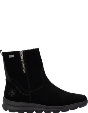 RIEKER zābaki sievietēm, Melna, Ladies mid height boots
