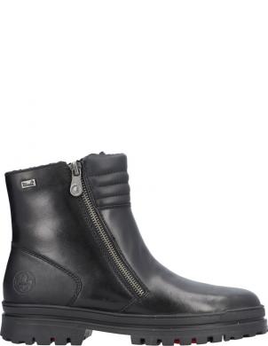 RIEKER zābaki sievietēm, Melna, Ladies mid height boots
