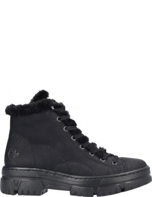 RIEKER zābaki sievietēm, Melna, Ladies mid height boots