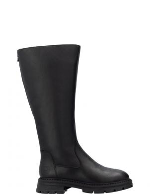 RIEKER garie zābaki sievietēm, Melna, Ladies' boots