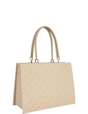 TOMMY HILFIGER plecu soma sievietēm, Krēmīga/Smilšu, Her satchel mono