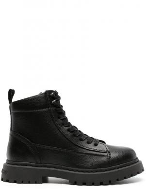 TOMMY JEANS zābaki ar apsildi vīriešiem, Melna, Warm lining boot
