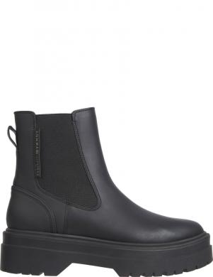 TOMMY HILFIGER zābaki sievietēm, Melna, Rubberised chelsea