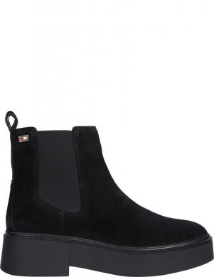 TOMMY HILFIGER zābaki sievietēm, Melna, Minimal chelsea flag
