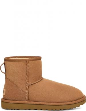 UGG apsildāmi zābaki sievietēm, Brūna, Classic mini II warm boots