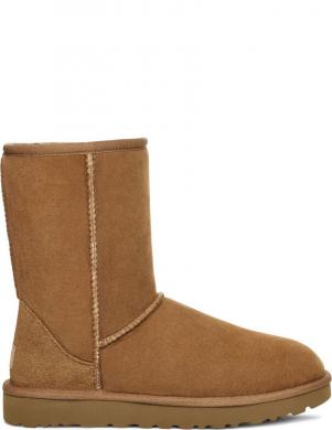 UGG apsildāmi zābaki sievietēm, Brūna, Classic short II warm boots