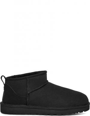 UGG apsildāmi zābaki vīriešiem, Melna, Classic ultra mini warm boots