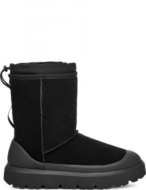 UGG apsildāmi zābaki vīriešiem, Melna, Classic short warm boots