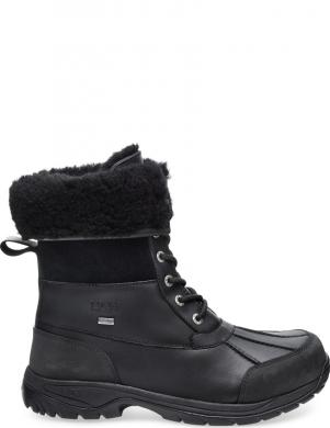 UGG apsildāmi zābaki vīriešiem, Melna, Butte warm boots