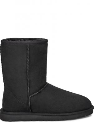 UGG apsildāmi zābaki vīriešiem, Melna, Classic short warm boots