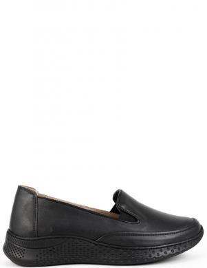 LA CONTE kurpes sievietēm, Melna, Loafers