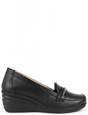 LA CONTE kurpes sievietēm, Melna, Loafers
