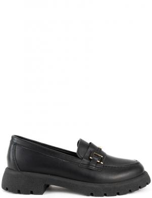 LA CONTE kurpes sievietēm, Melna, Loafers