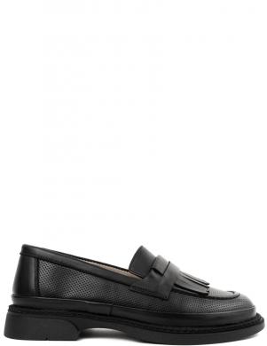 LA CONTE kurpes sievietēm, Melna, Loafers