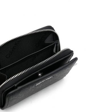 CALVIN KLEIN sieviešu melns maks Must mono wallets