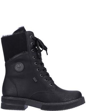RIEKER zābaki sievietēm, Melna, Ladies mid height boots