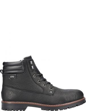 RIEKER zābaki vīriešiem, Melna, Men's boots