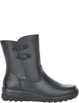 RIEKER zābaki sievietēm, Melna, Ladies mid height boots