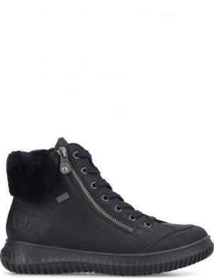 RIEKER zābaki sievietēm, Melna, Ladies mid height boots
