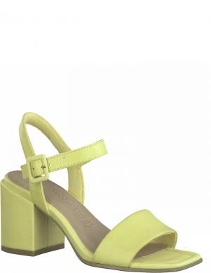 MARCO TOZZI sieviešu dzeltenas elegantas sandales ar papēdi