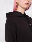 CALVIN KLEIN sieviešu melns garš džemperis