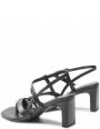 VAGABOND sieviešu melnas sandales ar papēdi LUISA SANDALS