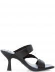 TAMARIS sieviešu melnas elegantas sandales ar papēdi