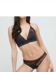 CALVIN KLEIN UW sieviešu melnas peldkostīma apakšbikses Bikini