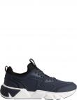 CALVIN KLEIN vīriešu zili ikdienas apavi Low top lace up knit shoe