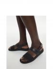 CALVIN KLEIN vīriešu melnas sandales Back strap sandal