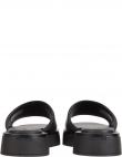 CALVIN KLEIN sieviešu melnas čības Dress flatform slippers