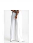 CALVIN KLEIN Jeans sieviešu baltas ikdienas bikses Crinkle long straight pants