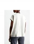 CALVIN KLEIN Jeans sieviešu gaišs T-krekls Mineral dye tee