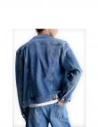 CALVIN KLEIN Jeans vīriešu zila džinsa jaka Modern essential denim jacket