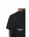 CALVIN KLEIN Jeans vīriešu melns T-krekls Motion floral graphic tee