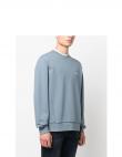 CALVIN KLEIN vīriešu pelēks džemperis Micro logo repreve sweatshirt