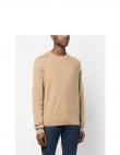 CALVIN KLEIN vīriešu gaišs džemperis Superior wool mouline sweater