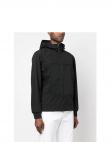 CALVIN KLEIN vīriešu melna jaka Mix media heavy crinkle jacket