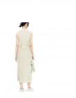 CALVIN KLEIN sieviešu gaiša kleita Tencel sleeveless shirt dress