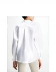 CALVIN KLEIN sieviešu balts krekls Linen relaxed shirt