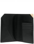 CALVIN KLEIN vīriešu melns maks CUT CORNER PASSPORT HOLDER 4CC