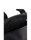 CALVIN KLEIN vīriešu melna soma Rubberized weekender